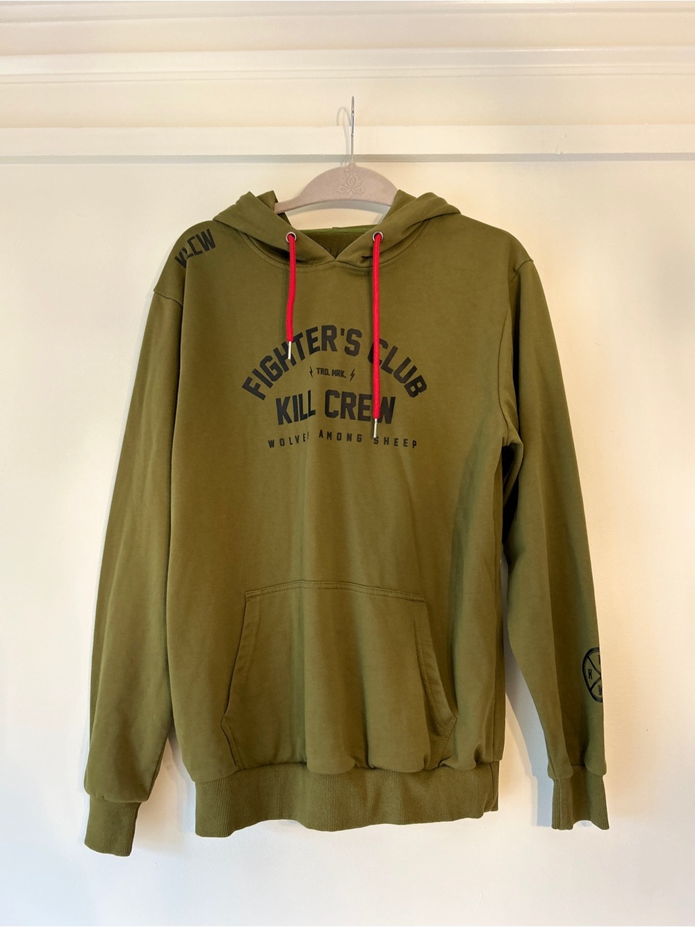 Kill Crew Fighter's Club Porrada Series Olive Green Hoodie Medium
